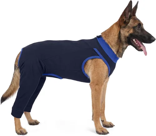 Miniatura 11 de Traje de recuperación para perros para piernas traseras, pantalones para perros para evitar lamer, manga para perros, piernas traseras y abdomen