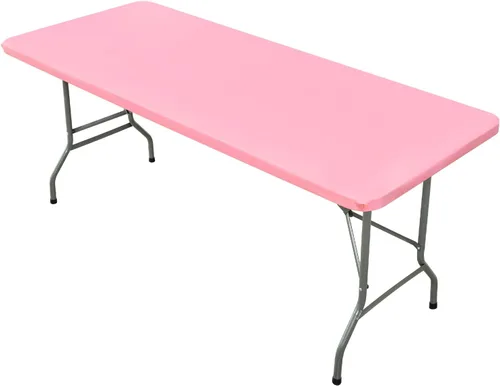 Miniatura 31 de Mantel Cuadrado Elástico Ajustable, Cubierta de Mesa de Poliéster Resistente al Viento, Mantel Resistente a Rayones y Lavable para Mesas Plegables