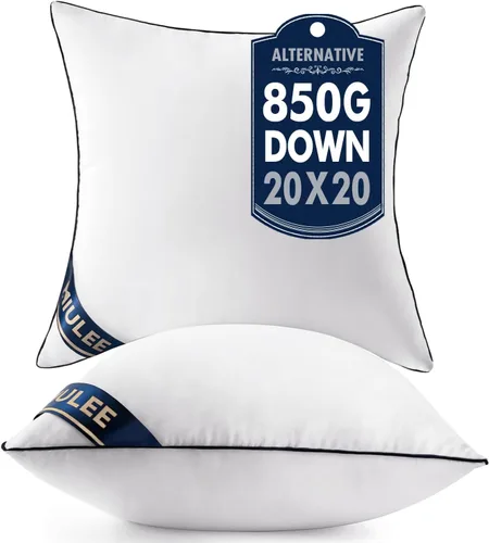 Miniatura 11 de MIULEE - Inserto de almohada de 14 x 36 pulgadas, almohada decorativa lumbar rellena de alternativa a plumón, inserto de relleno de almohada premium