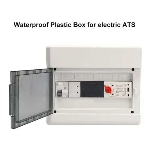 Miniatura 3 de Interruptor de transferencia automática, larga vida útil AC110V 80A ignífugo anti AgingPower interruptor de transferencia automática para fábricas