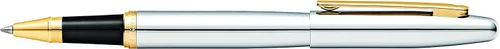 Miniatura 2 de SHEAFFER VFM - Bolígrafo de punta redonda cromada con ribete dorado pulido