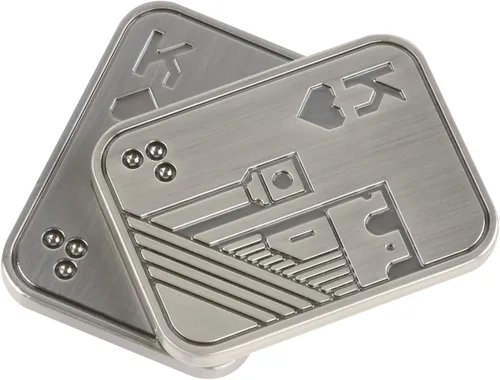 Miniatura 12 de Juguetes de metal para adultos EDC Fidget Slider Poker Push Card Juguetes magnéticos para adultos para aliviar la ansiedad y el estrés Autismo TDAH