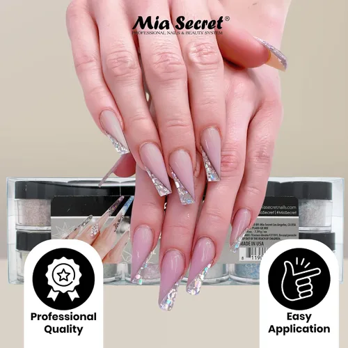 Miniatura 6 de Colección de polvos para arte de uñas Galaxy (12 unidades)