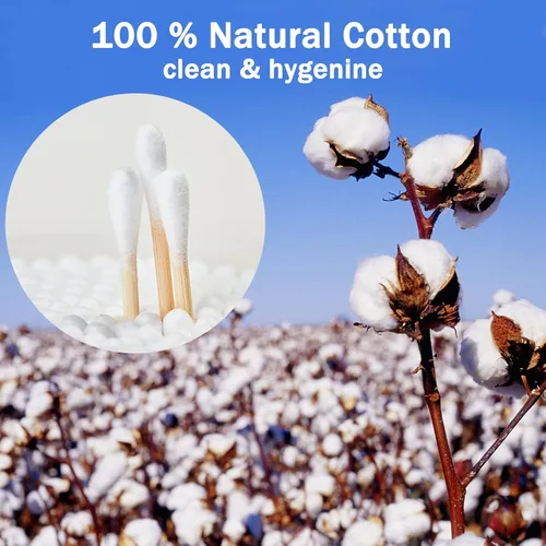 Miniatura 5 de 300 piezas de bastoncillos de algodón para dueños de mascotas, 100 piezas de 15 cm de largo y 200 piezas de bastoncillos de algodón, suministros