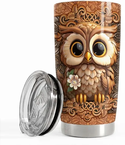 Miniatura 18 de SANDJEST Vaso Térmico para Parejas de 20oz Regalos para Esposa Esposo Calavera Parejas Vasos Térmicos de Acero Inoxidable Taza de Viaje para Café