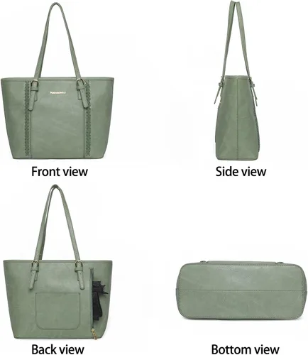 Miniatura 3 de Montana West Juego de 3 bolsas de mano bolso de hombro grande bolsos de transporte ocultos y bolsos para mujer