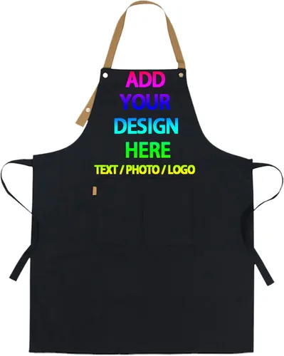 Delantal personalizado personalizado para mujeres/hombres, delantales de cocina ajustables para estilistas de peluquería, delantales impermeables