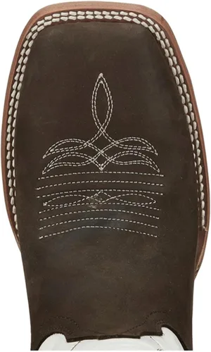Miniatura 6 de Justin Latigo Blanco - Botas occidentales de piel de vacuno para hombre, Blanco, 10