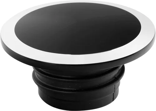TCT-MOTORPARTS Tapa del tanque de combustible para Harley Sportster XL 92-22 Road King 94-22 negro
