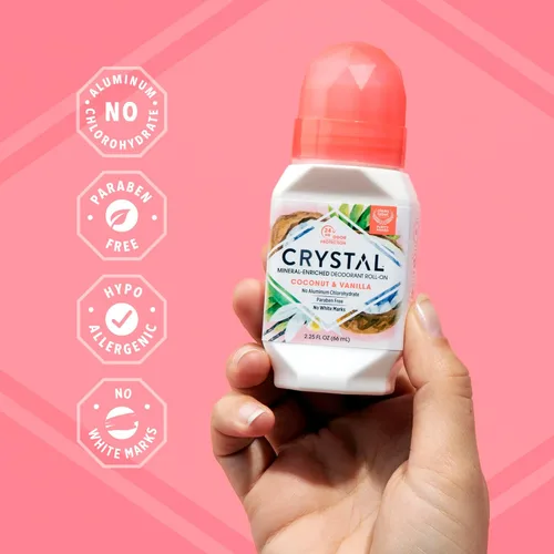 Miniatura 2 de Crystal Desodorant Essence Roll-On 2.25oz Coconut Vanilla (paquete de 3)