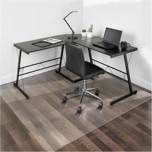 Miniatura 10 de SALLOUS Tapete para silla para alfombra, 36 x 48 pulgadas, tapete resistente para silla de oficina con labio, tapete para silla