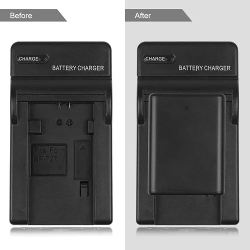 Miniatura 6 de Cargador de batería BP-727 para Canon BP-709, BP-718, BP-745, Vixia HF R300, M500, R30, M52, R32, R40, R42, R400, R700