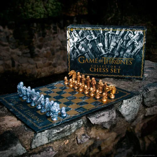 Miniatura 9 de USAOPOLY Juego de Ajedrez de Coleccionista de Juego de Tronos 32 piezas de ajedrez personalizadas de personajes de TV de HBO 2 jugadores A