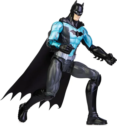 Miniatura 3 de Batman - Figura de acción de Batman de 12 pulgadas (traje negro/azul), juguetes para niños y niñas a partir de 3 años