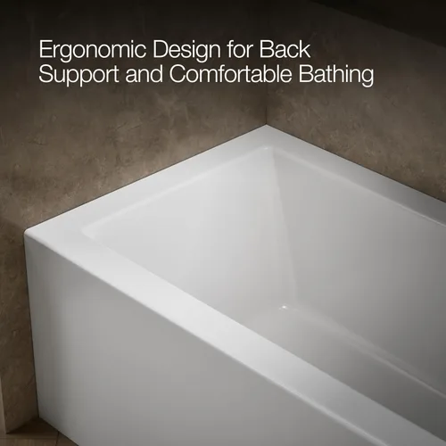 Miniatura 8 de Kohler Baño de alcoba de 60" x 32" con delantal integral, brida integral y drenaje a la derecha