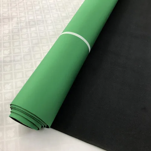 Miniatura 2 de Yuanhe Tapete de mesa de póquer, fieltro de póquer de 36 x 72 pulgadas, cubierta de mesa de póquer portátil de goma Texas Hold'em con bolsa de Verde