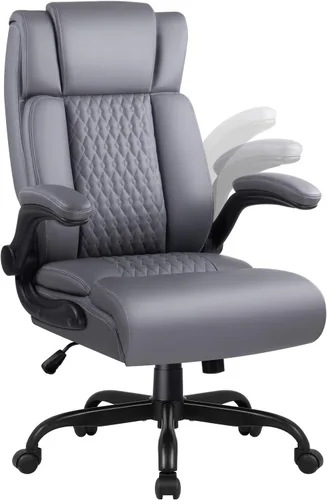 Miniatura 9 de OFIKA Silla de oficina, silla ejecutiva de oficina resistente con reposapiés, ergonómica, respaldo alto, sillas de juegos para computadora, oficina