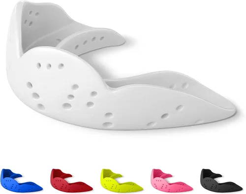 Miniatura 25 de SISU Aero - Protectores bucales 0.06 pulgadas, ajuste a la medida, protector bucal deportivo, para jóvenes y adultos, S