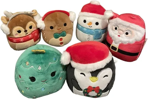 Miniatura 2 de Squishmallows Kellytoy 2022 - Cápsula misteriosa navideña 1 color elegido al azar