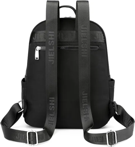 Miniatura 3 de Collsants Mochila pequeña para mujer, mini mochila de nailon, mochila de moda, bolsa de viaje, Beige, Mochilas Daypack