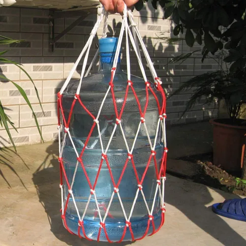 Miniatura 4 de Paquete de 1 correa Carboy Carrier Carboy con 1 asa Carboy, se adapta a Carboys de 3 a 6 galones (rojo)