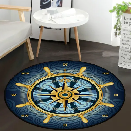 Miniatura 8 de keepcute Alfombra Redonda de Registro de Música Negra para Dormitorio, Sala de Estar, Estudio, Alfombra Antideslizante para Jugar, Alfombra