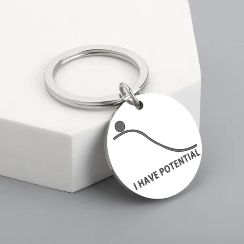 Miniatura 3 de OKEYCH Mechanical Engineering Gift I Have Potential Keychain Engineer Jewelry Engineer Student Gift