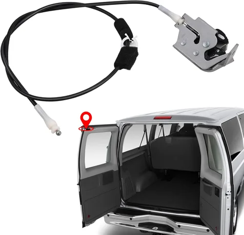 Miniatura 17 de Yinlowa Ensamblaje de bloqueo de la puerta del lado del pasajero delantero derecho compatible con Ford F250 F350 1992-1997, Ford F150 Bronco