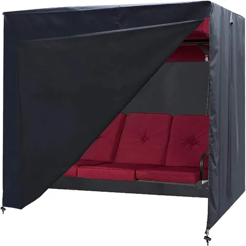 Miniatura 6 de Ourdoor Swing Cove, Cubierta para Hamaca de 2 Asientos Triples, Cubierta para Columpio de Jardín, Cubierta para Silla Planeadora de Hamaca