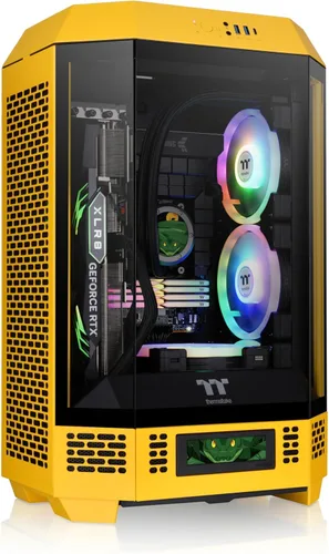 Miniatura 19 de Thermaltake Torre 300 Edición de Verano Matcha Plum Micro-ATX; Incluye 2 ventiladores CT de 140mm; Soporta hasta un radiador de 420mm; Capaz
