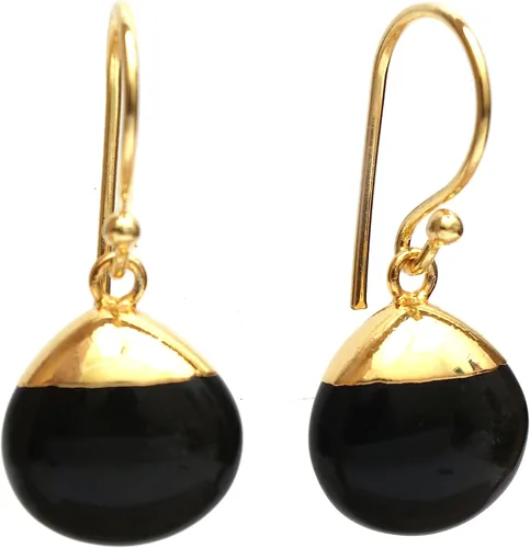 Miniatura 14 de Gempires - Pendiente de gancho de pera natural, pendiente de meditación, joyería hecha a mano, regalo para ella