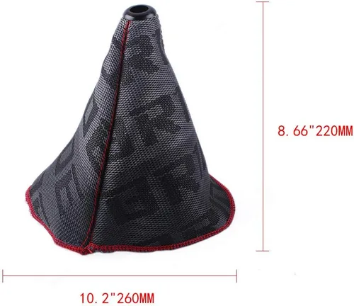 Miniatura 2 de Funda universal de palanca de cambio, funda para el polvo de tela para palanca de cambio manual/automática (Gris)