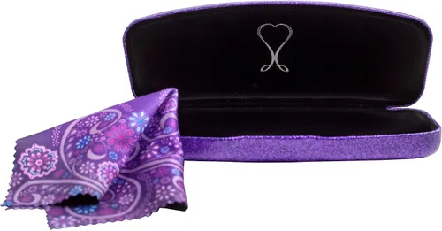 Miniatura 9 de La original e impresionante caja de gafas de concha dura, para mujer, de Spunky Soul Recubierto por un suave brillo Paño de limpieza