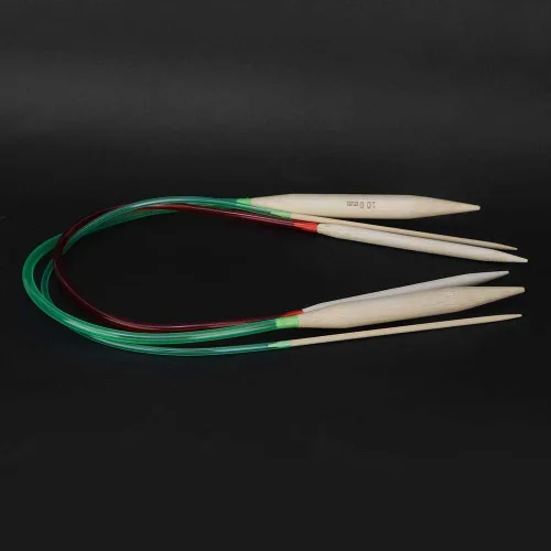 Miniatura 4 de Marhynchus 18 piezas de doble punto, herramientas de tejer bordado, agujas de tejer de bambú, juego de agujas de tejer circulares, tubo colorido