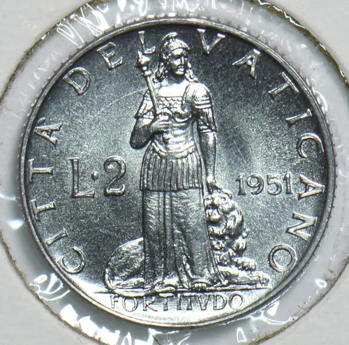 Miniatura 2 de Moneda Coleccionable Vaticano 1951 2 Lire 241061