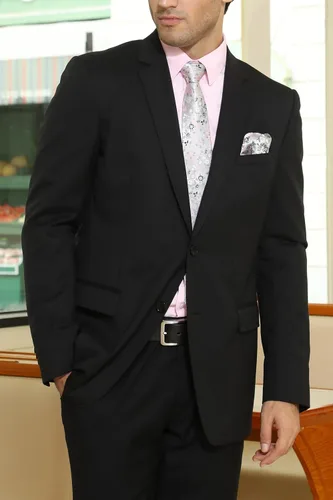 Miniatura 279 de Corbatas florales tejidas clásicas para hombre, corbata cuadrada de bolsillo, corbatas formales para hombres, boda con pañuelo