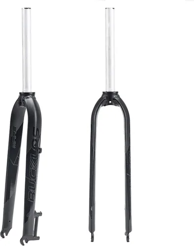 BUCKLOS 26/27.5/29 "Mountain Bike Horquillas rígidas, 1-1/8" recto MTB freno de disco de horquilla rígida, aleación de aluminio superligera