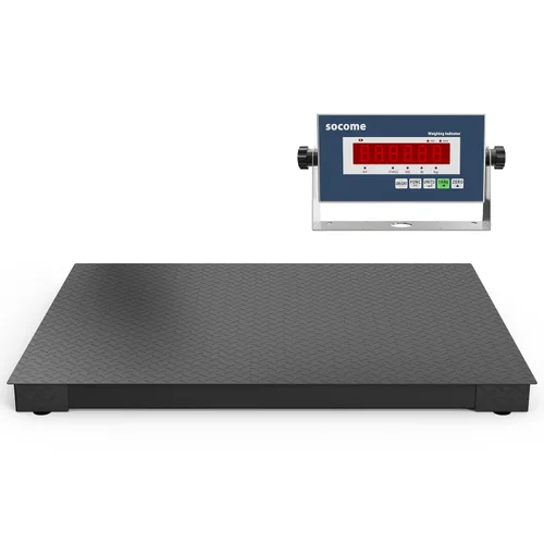 Miniatura 9 de Báscula industrial de suelo de 36 x 36 pulgadas, báscula de almacén de alta resistencia con indicador digital, báscula de palé precisa para pesaje