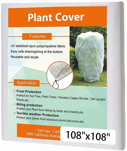 Miniatura 21 de Agfabric Warm Worth Frost Blanket - Chaqueta para arbustos de 0.95 oz 84" x 72", cubierta rectangular para plantas para protección contra heladas