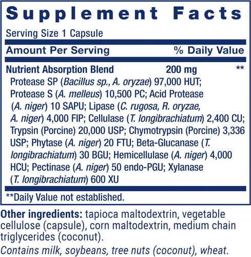 Miniatura 3 de Life Extension Extraordinary Enzymes, Digestive Health Support, Nutrient Absorption, Digestive enzymes, Non-GMO, 60 Capsules