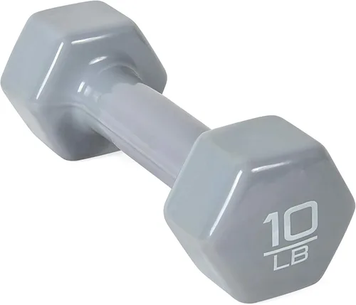 Cap Barbell - Mancuerna con revestimiento de vinilo | 1-15 LB (unidad única o par)