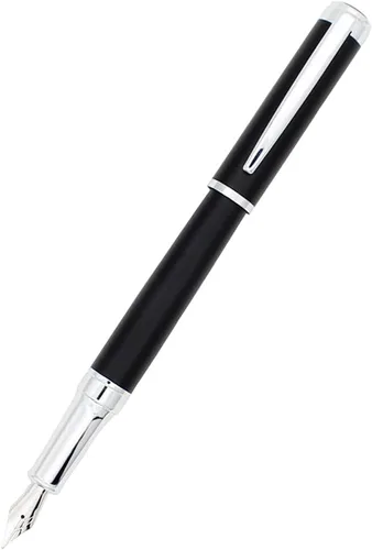 Miniatura 3 de Pluma estilográfica de acero inoxidable, pluma estilográfica de punta fina, pluma de negocios, pluma estilográfica de luz, para regalo, escuela