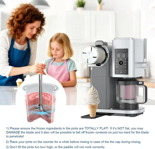 Miniatura 6 de Cuchilla de remo de repuesto para Ninja NC700 NC701 NC701C, compatible con la máquina de helado Ninja CREAMi Scoop & Swirl - para helados, sorbetes