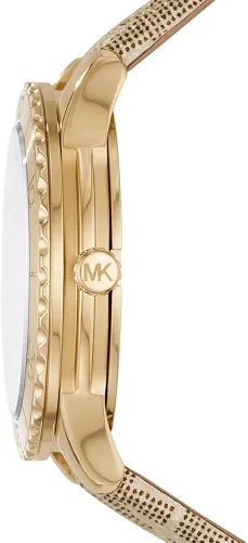 Miniatura 2 de Michael Kors Runway - Reloj de PVC dorado de tres manos para mujer modelo MK6999 Oro Reloj de cuarzo