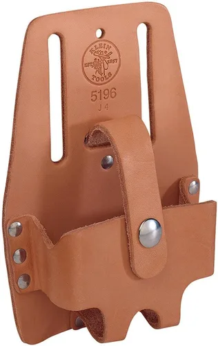 Klein Tools 5196 - Soporte para cinta métrica, de piel, tamaño grande