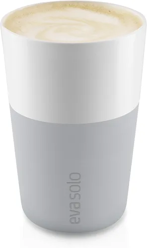 Miniatura 18 de Eva Solo 2 Tazas Tumbler de Espresso Tazas de Café Tumbler de Porcelana de 3 oz con Agarre Recubierto de Silicona Diseño Danés, Funcionalidad