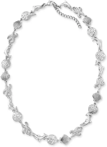 Miniatura 3 de Ross-Simons Sterling Silver Sea Life Link Necklace