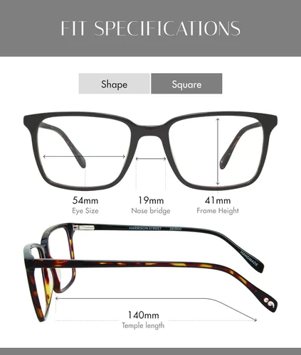 Miniatura 6 de Scojo New York Harrison Street - Gafas de lectura con luz azul, hechas a mano, resistentes a los arañazos, para mujeres y hombres