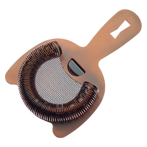 Miniatura 3 de Barfly Colador de resorte de malla fina, cobre antiguo