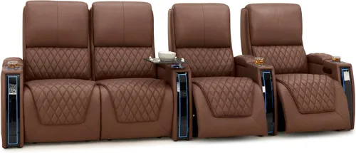 Miniatura 104 de Seatcraft Apex Zero-Gravity CoolZero - Asiento de cine en casa de cuero italiano, reposacabezas eléctrico, lumbar eléctrico, reclinable eléctrico